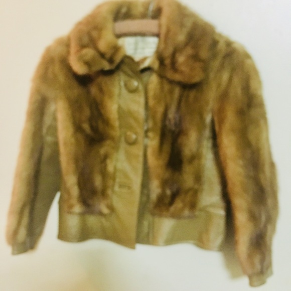 Fontana Jackets & Blazers - Fur leather jacket